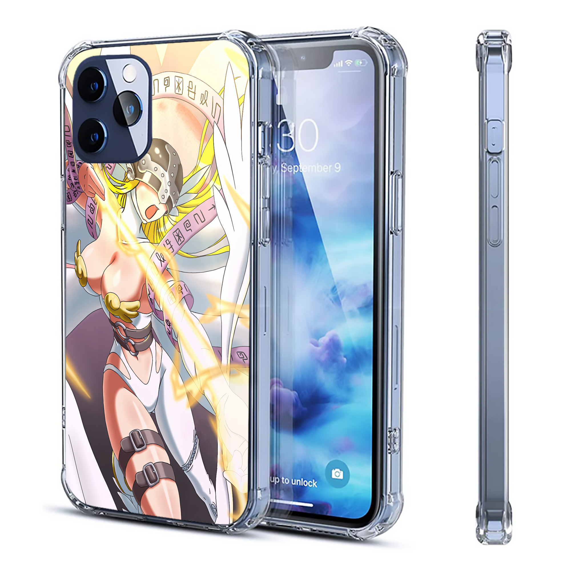 （画像用） Digimon デジタルモンスター/デジモン 【iPhone 12シリーズ対応】透明スマホケース（クリアソフトケース）